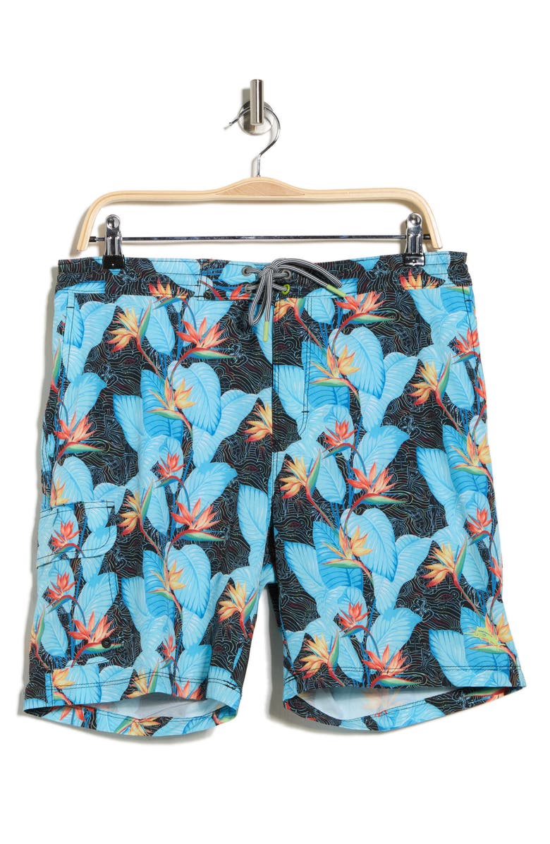Tommy Bahama Baja Hidden Gems 8-Inch Board Shorts, Main, color, 