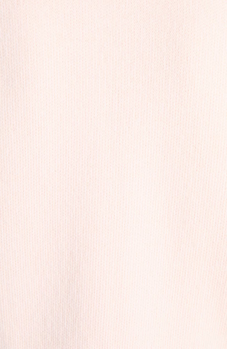 Moncler Heart Patch Virgin Wool & Cashmere Cardigan, Alternate, color, Rose Shadow