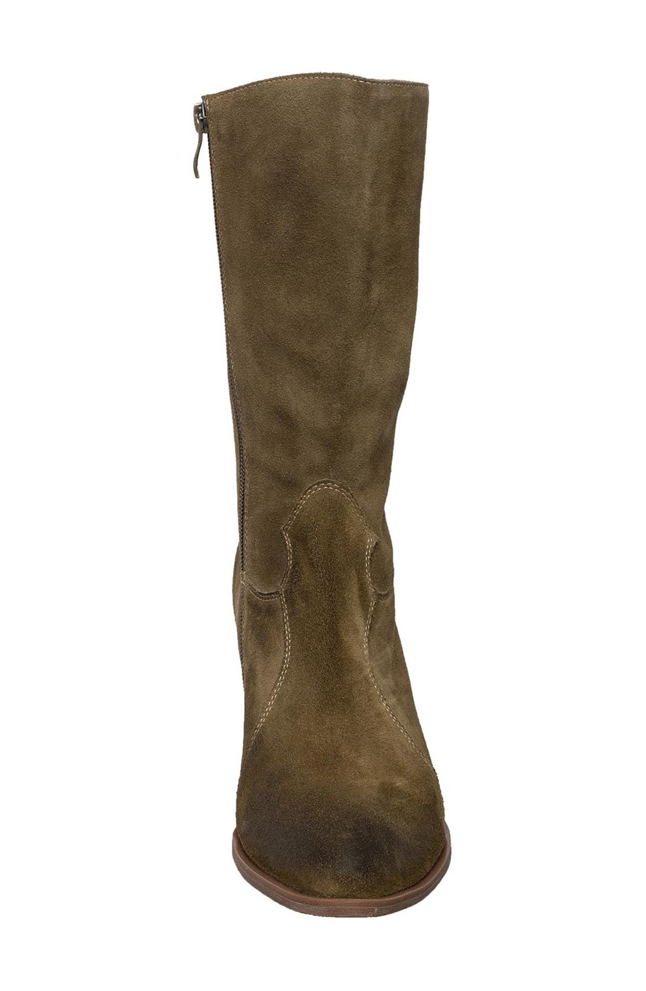 ANTELOPE Lorna Pointed Toe Boot, Alternate, color, Olive