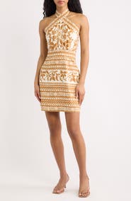 Parker Fergie Halter Minidress