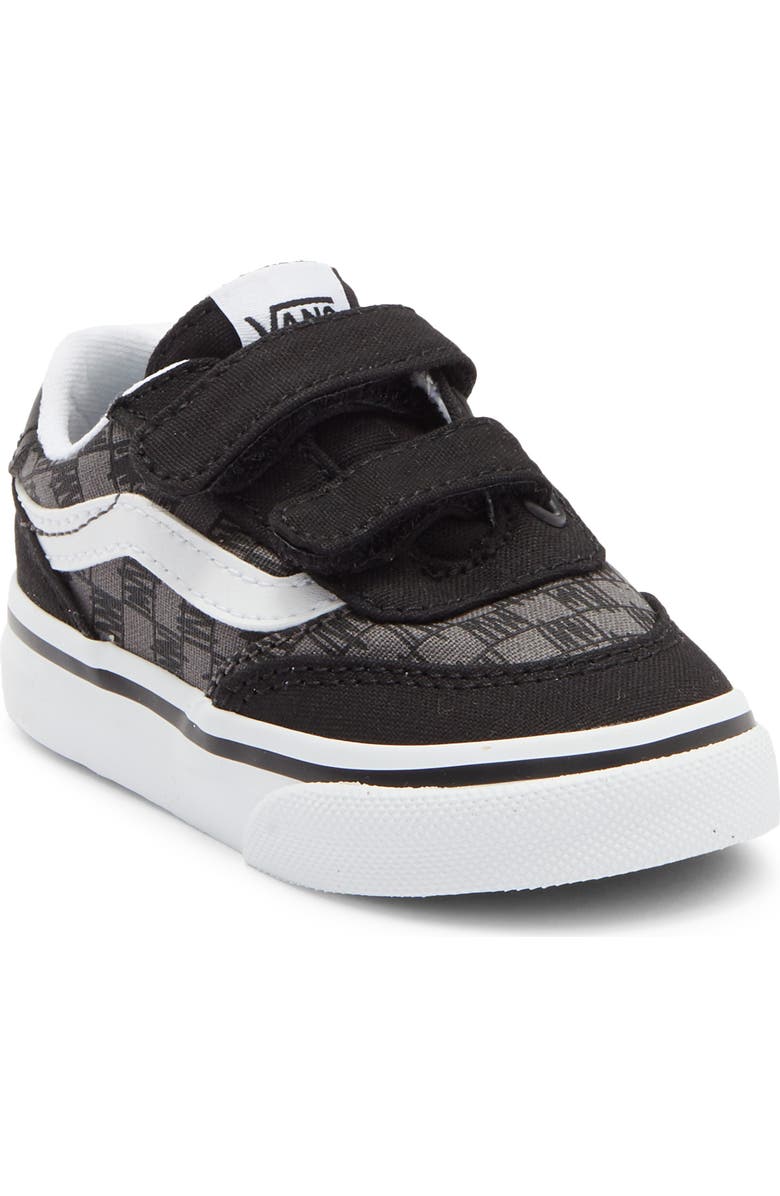 Vans Kids' Brooklyn Sneaker, Main, color, Scribble Check Black