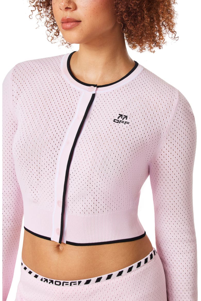 Mesh Cardigan, Alternate, color, CRADLE PINK