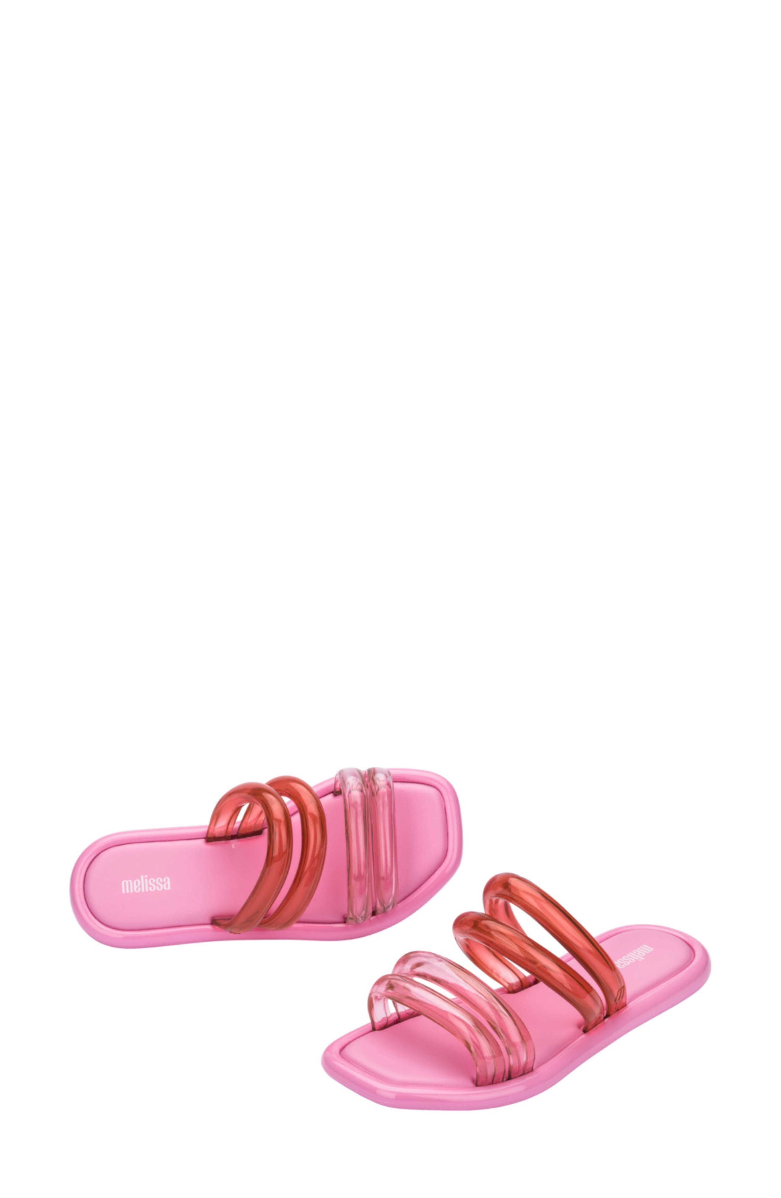Airbubble Slide Sandal, Alternate, color, PINK
