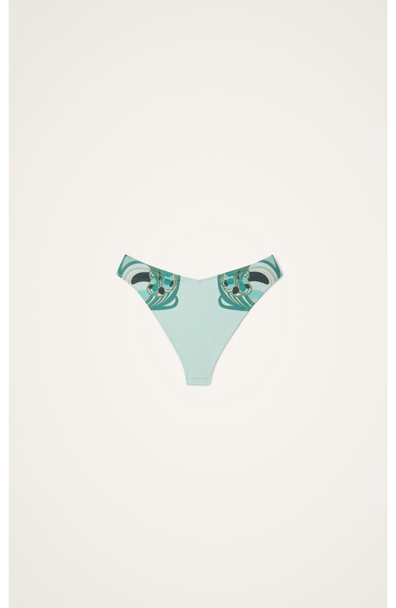 La DoubleJ Mirage Bottom, Alternate, color, Blooming Tulip Placée Menta