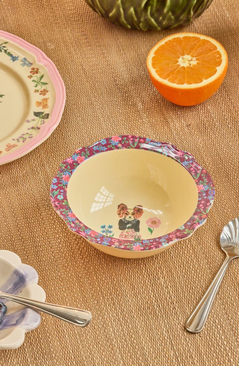 Rice by Rice x Nathalie Lété Set of 2 Melamine Bowl, Alternate, color,