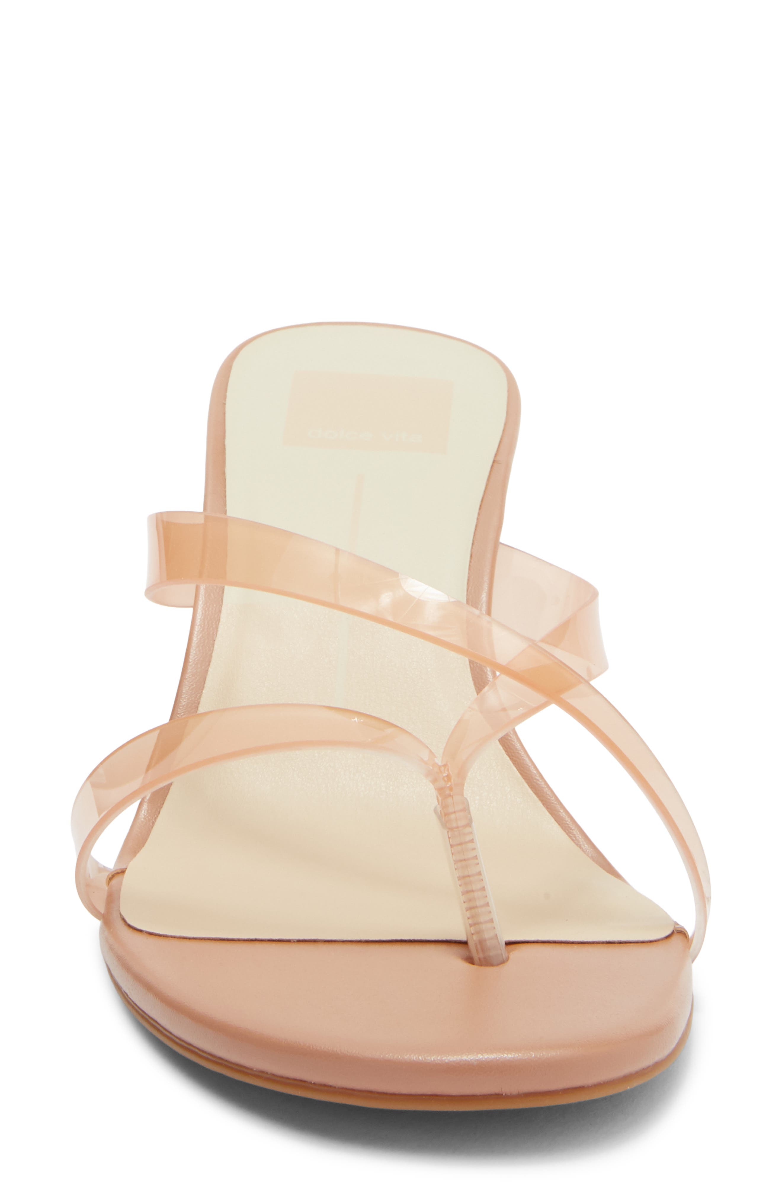 Dolce Vita Daisy Vinyl Slide Sandal, Alternate, color, Whiskey Vinyl