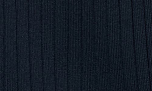 Mango Rib Button-up Cardigan In Blue