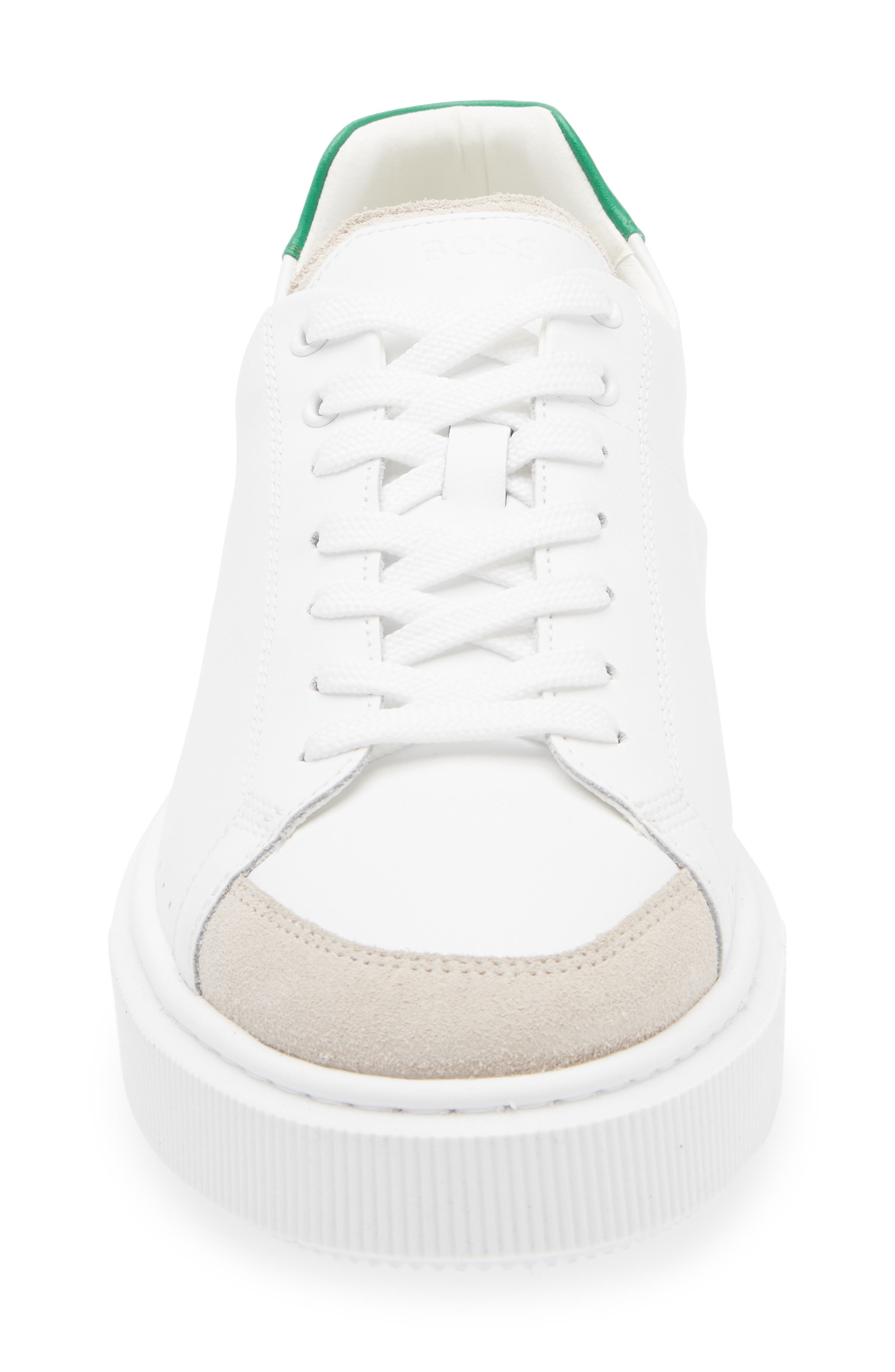 BOSS Colyn Derby Sneaker, Alternate, color, White / Green