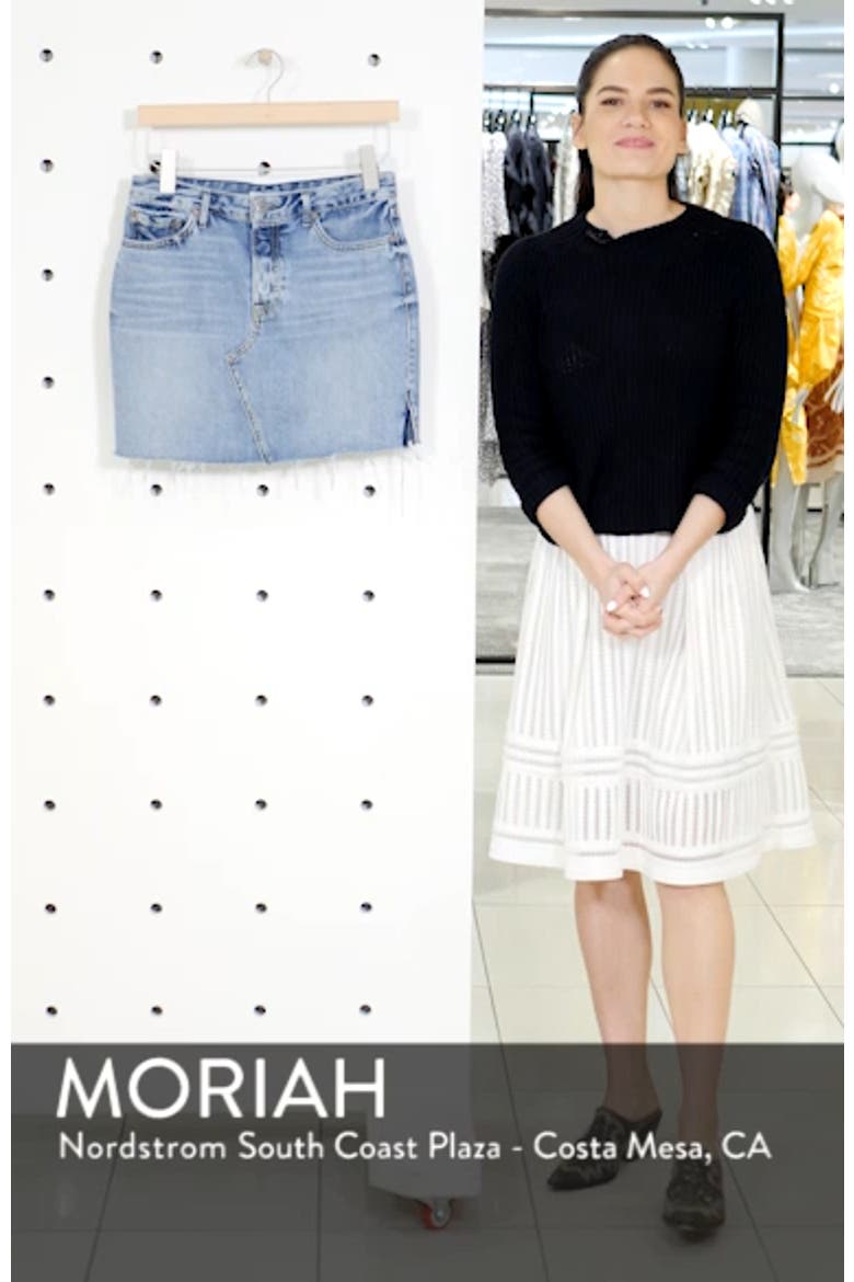 Blaire Denim Miniskirt video