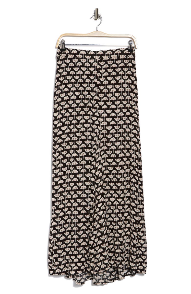 Bobeau Godet Maxi Skirt, Alternate, color,