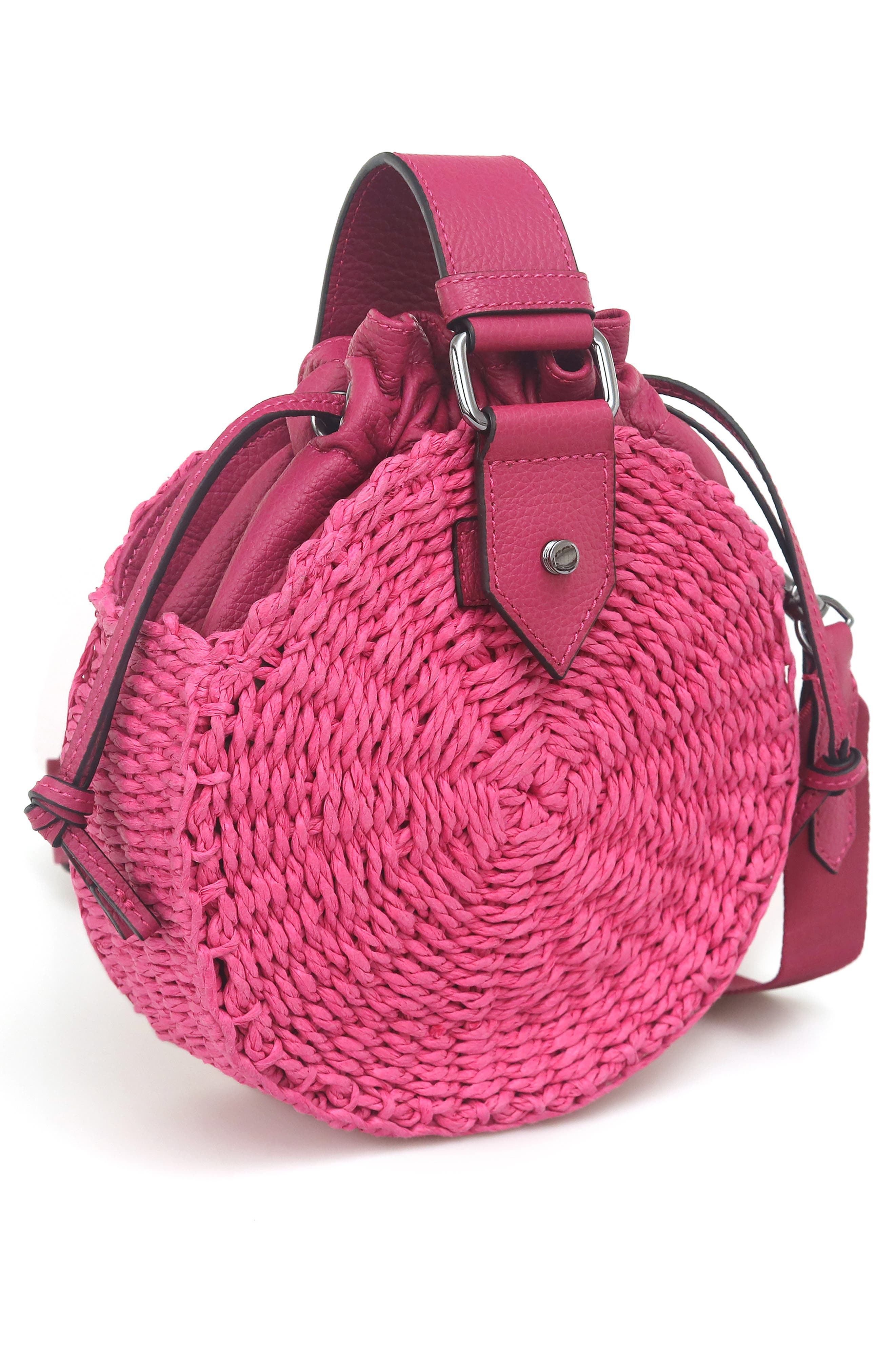 Botkier Montauk Woven Straw Crossbody Bag, Alternate, color, 