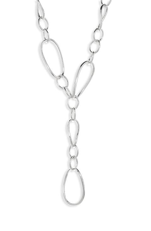 Mixed Link Chain Y-Necklace
