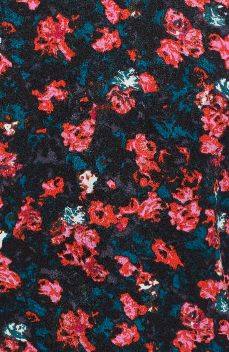 Something Navy Draped Front Top, Alternate, color, 