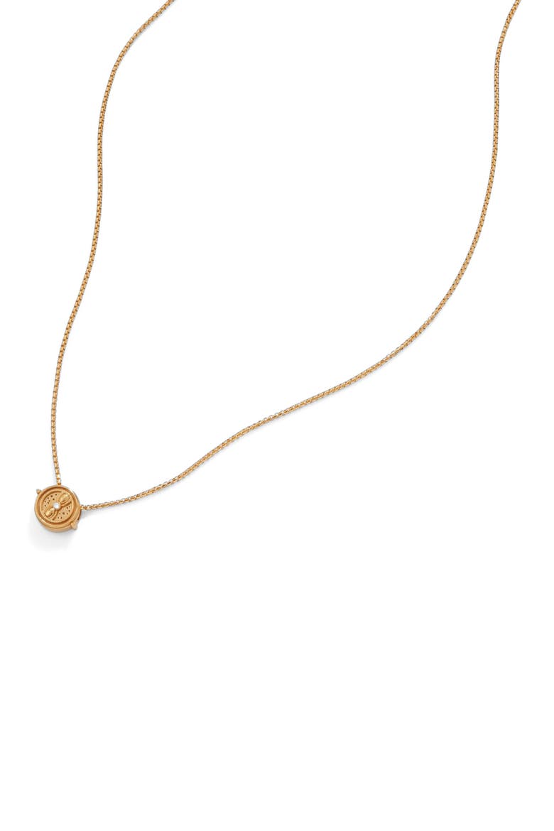 Harry Potter Time Turner Necklace, Main, color, Gold