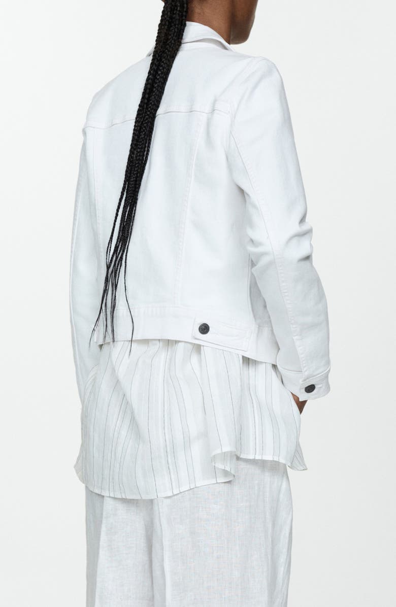 MANGO Denim Trucker Jacket, Alternate, color, 