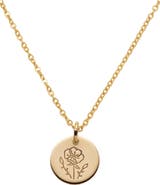 MADE BY MARY August Birth Flower Necklace