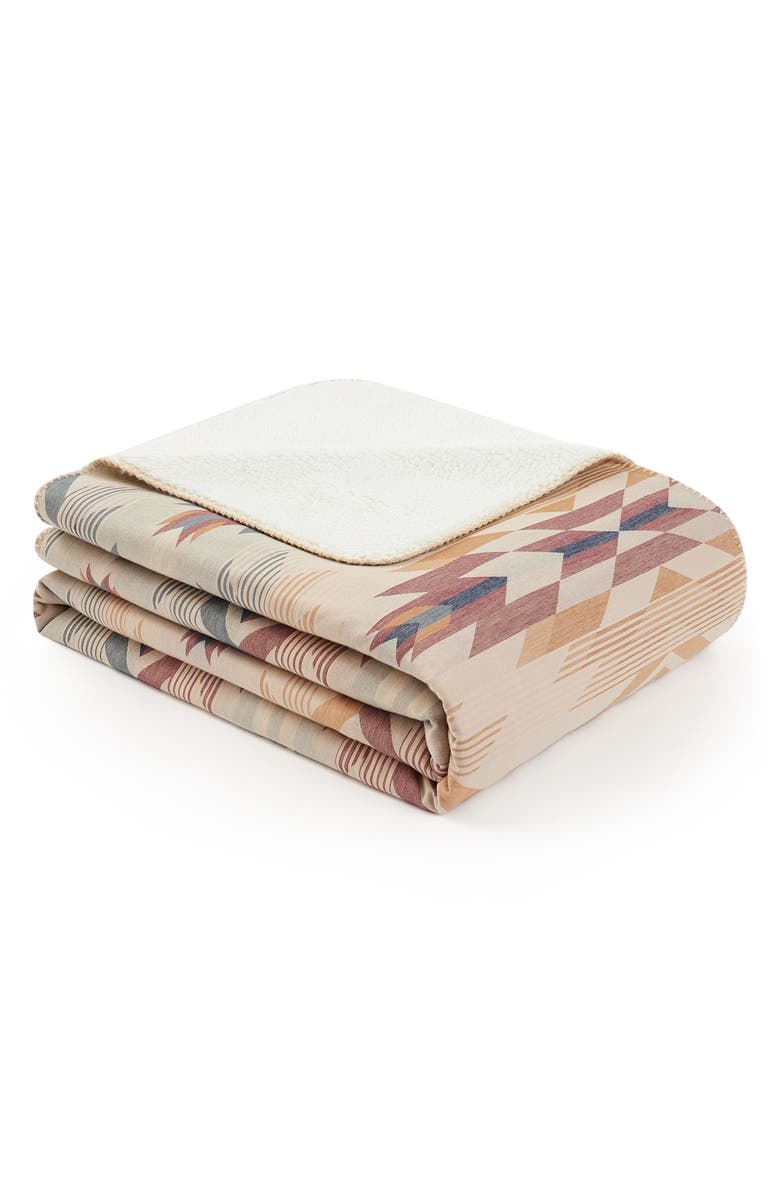 Pendleton Wyeth Fall Cotton Blanket, Main, color, Fog