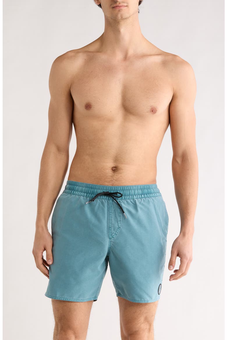 Center Swim Trunks, Main, color, USED BLUE