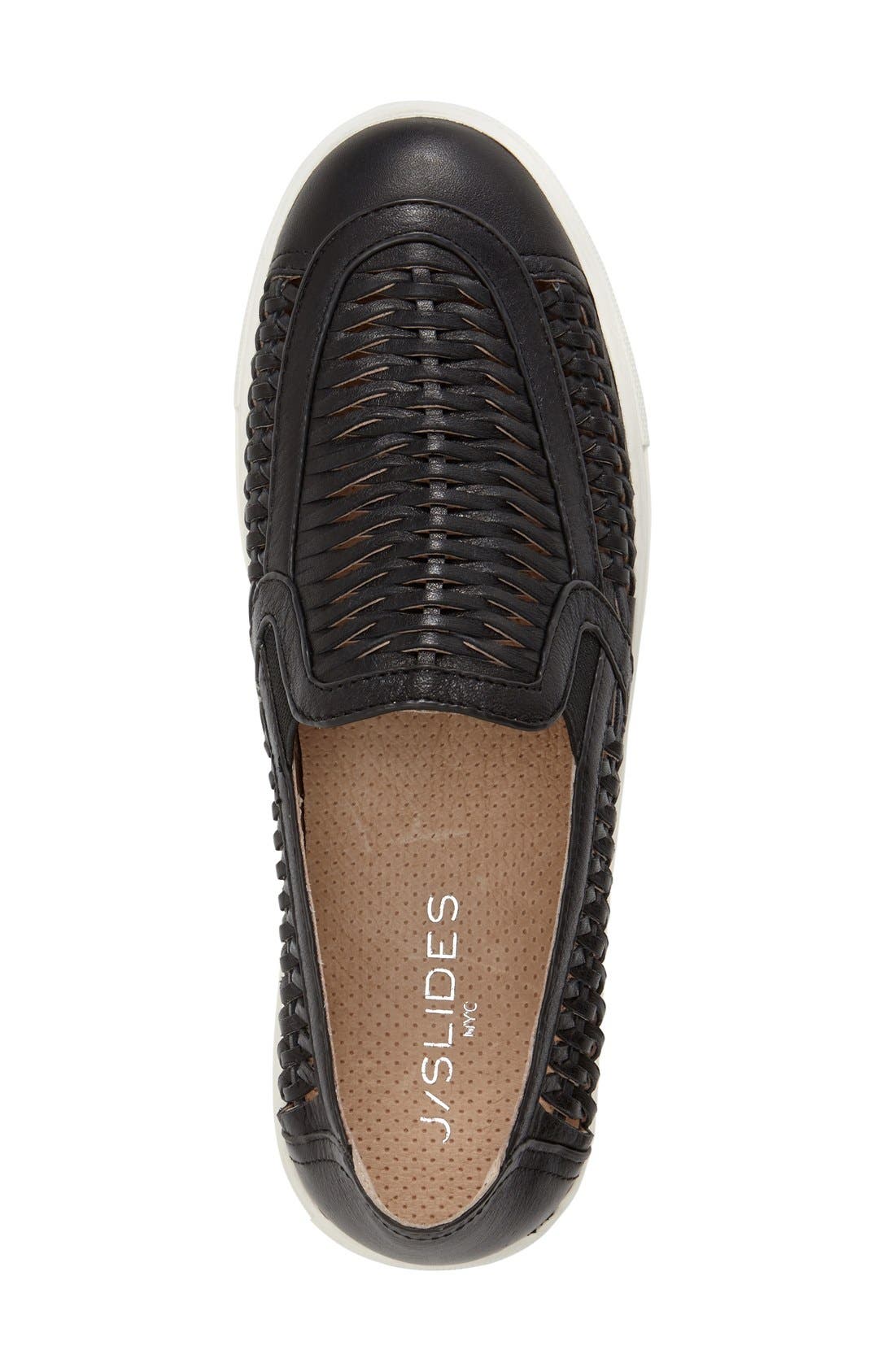 JSlides 'Cut-Up' Slip-On Sneaker, Alternate, color, 