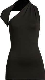 Marcella Manhattan One-Shoulder Top