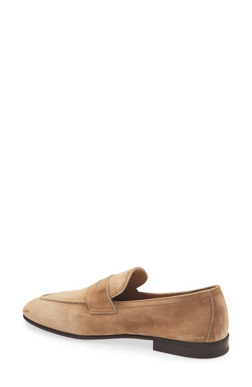 Brunello Cucinelli Suede Loafers In C2767 Brown