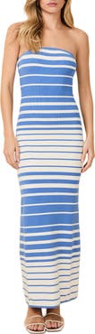 Solid & Striped The Caroline Strapless Maxi Dress