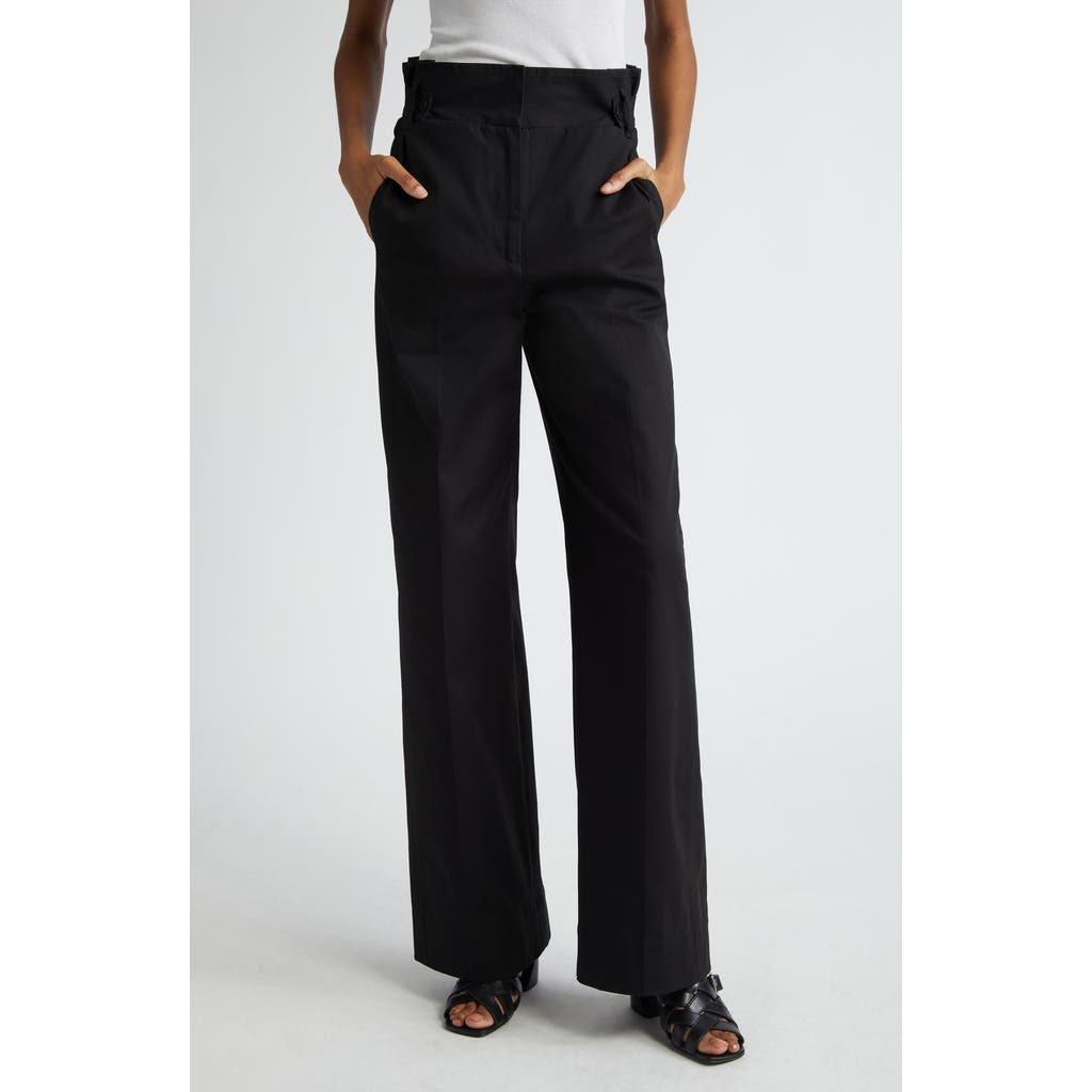 3.1 Phillip Lim Sid High Waist Wide Leg Pants In Black