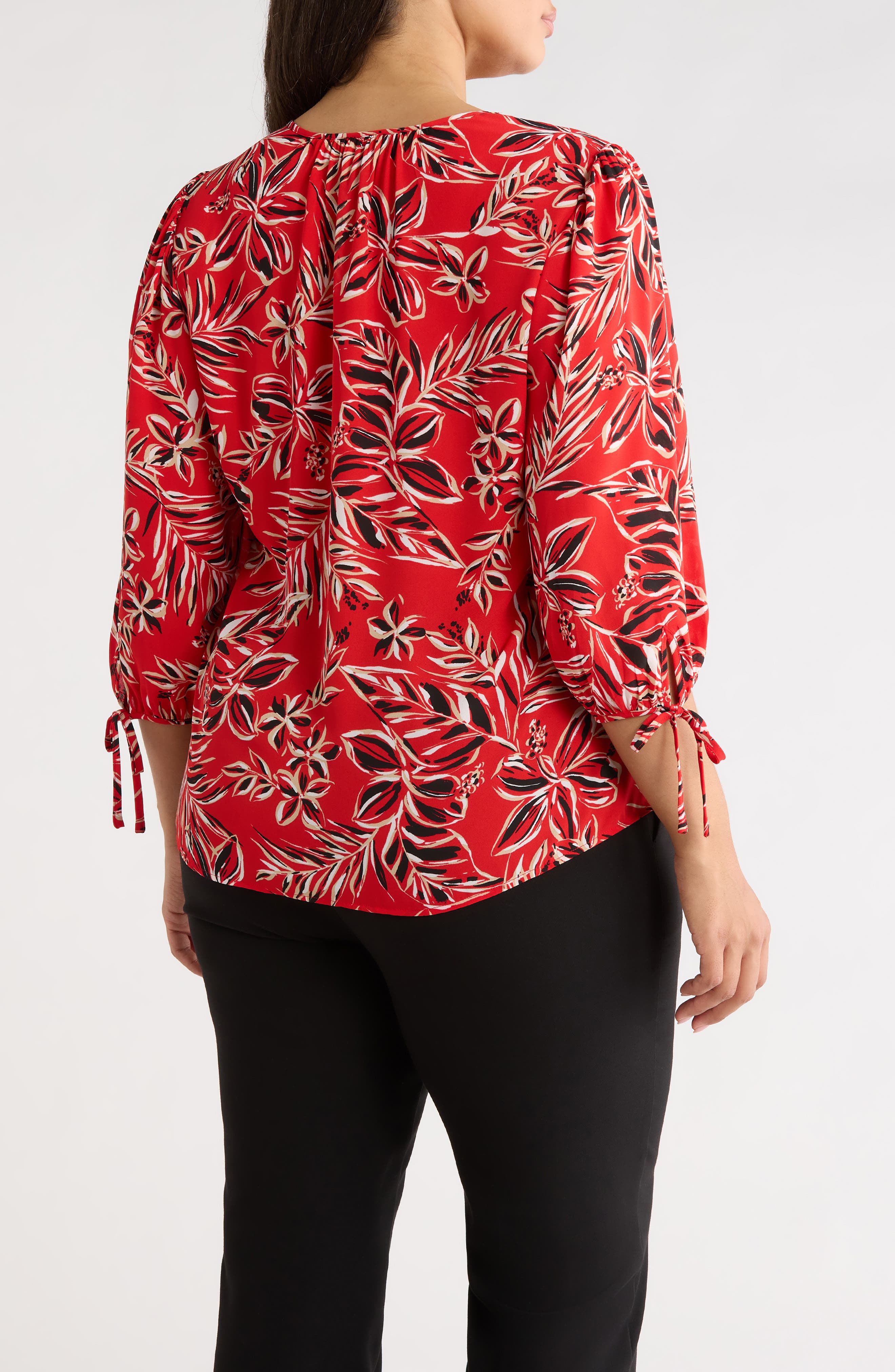 Floral Print Woven Shirt - image 2