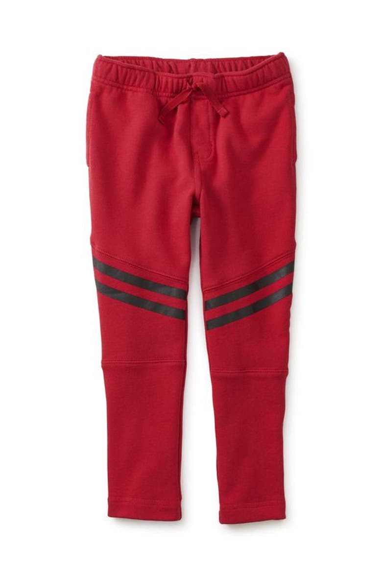 Speedy Striped Joggers, Main, color, RED WAGON