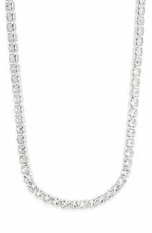 Tasha Round Crystal Tennis Necklace