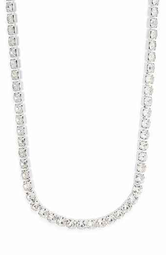 Tasha Round Crystal Tennis Necklace