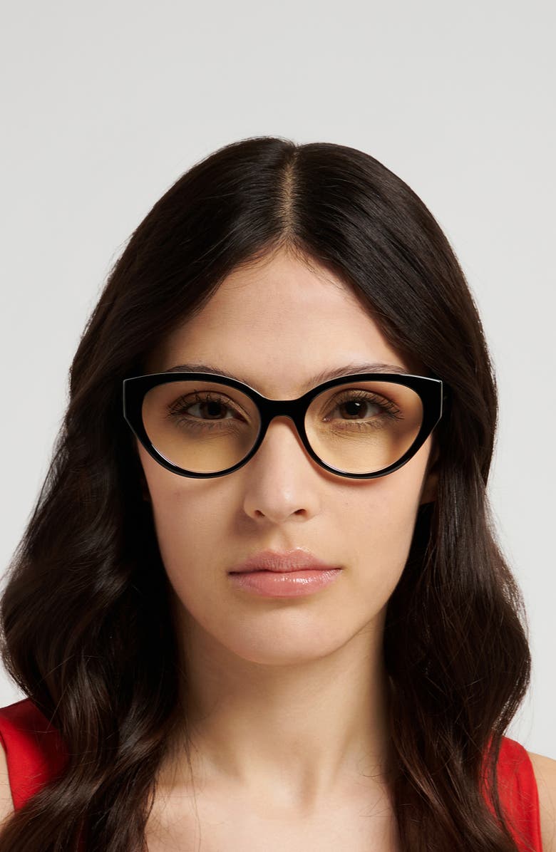 Kate Spade New York 53mm Reading Glasses, Alternate, color,