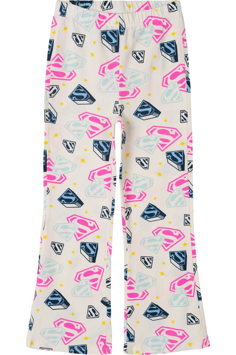 Justice League Supergirl 2-Piece Tee and Flare Leggings Set, Alternate, color, Supergirl Light Blue