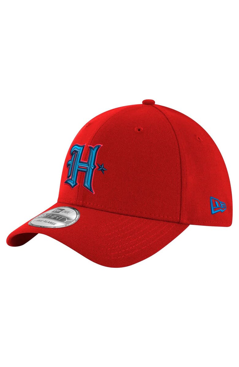 New Era Men's New Era  Red Houston Texans Throwback Crawl Standard 39THIRTY Flex Hat, Main, color, 