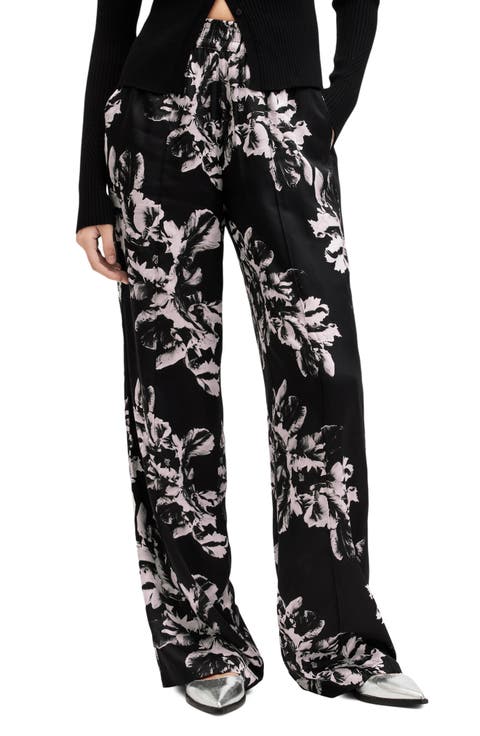 Charli Floral Satin Pants