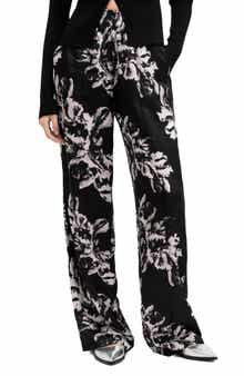 AllSaints Charli Floral Satin Pants
