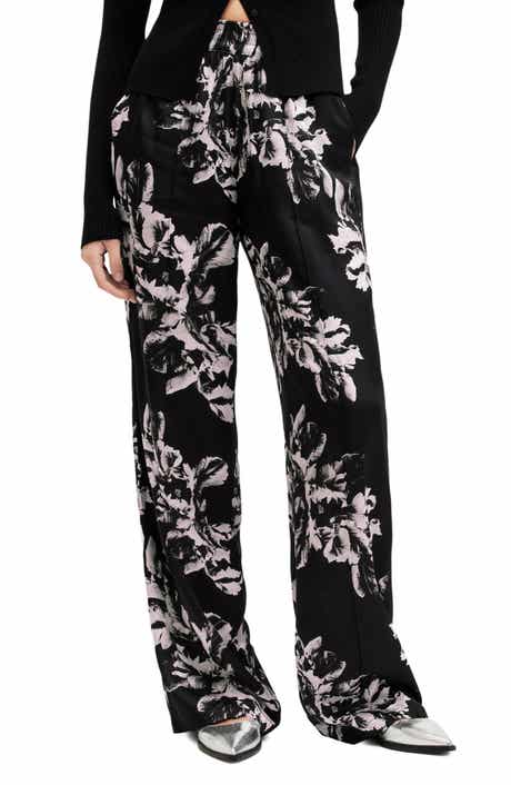 AllSaints Charli Floral Satin Pants