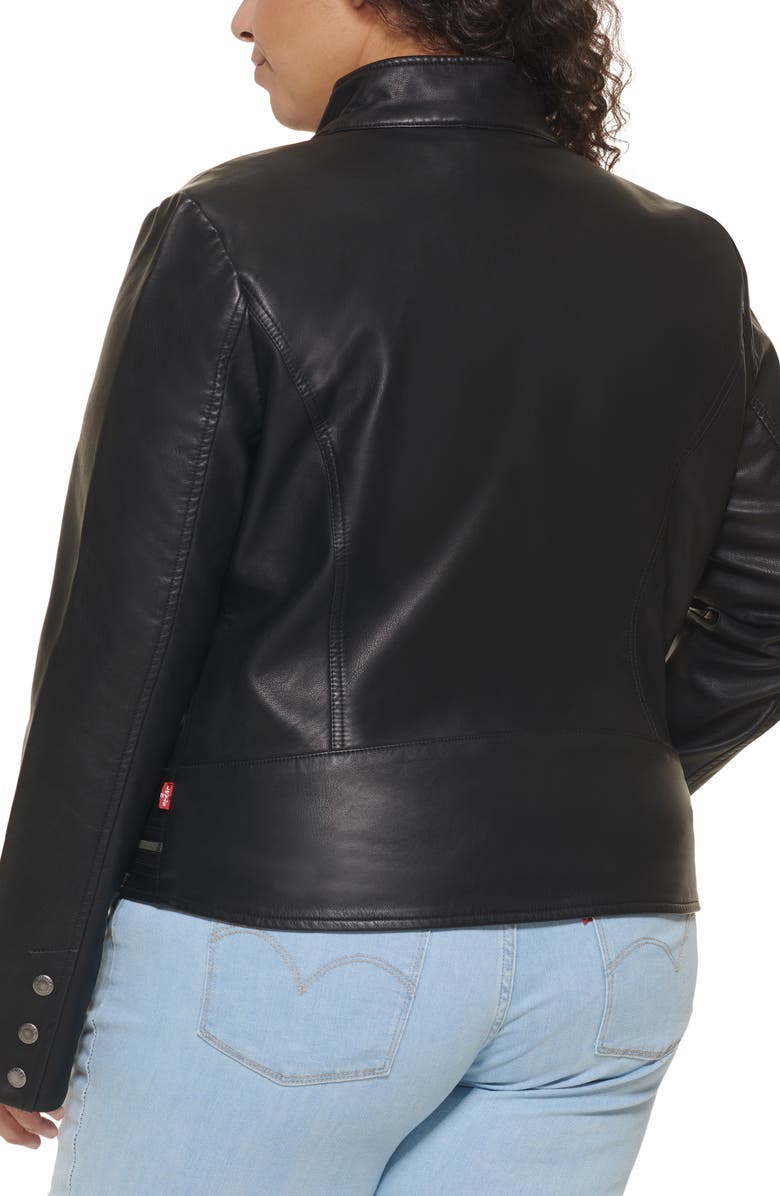 Levi's<sup>®</sup> Racer Faux Leather Jacket, Alternate, color, 