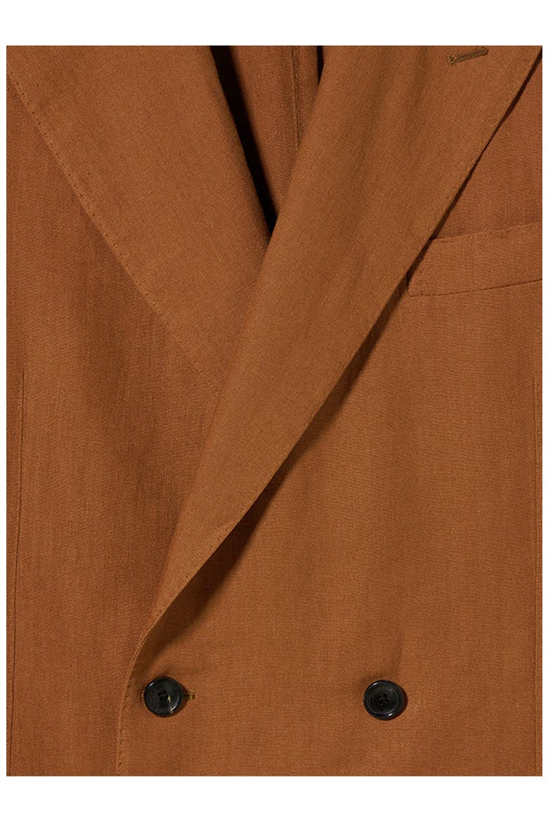 Marcello Linen Suit, Alternate, color, Brown