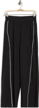 YOGALICIOUS Luxe Contrast Piping Wide Leg Pants