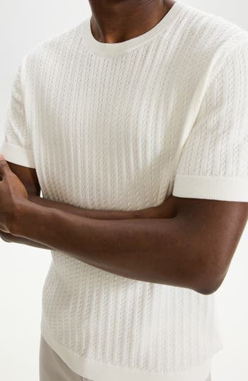 【COSYHARU】Lowe Cable Short Sleeve Knit COSYHARU】Lowe Cable Short Sleeve Knit (COSYHARU/ニット