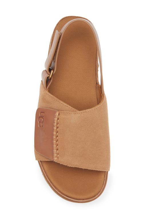 Ugg ® Goldenstar Platform Slingback Sandal In Chestnut