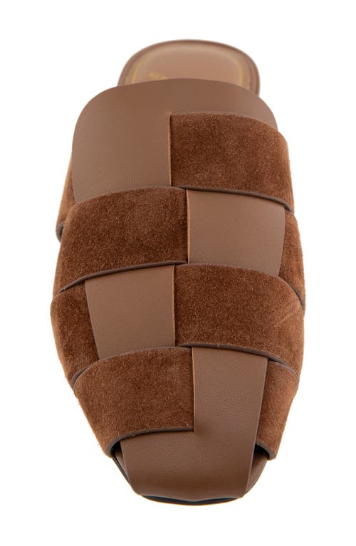 Kenneth Cole Faina Mule In Brown Leather