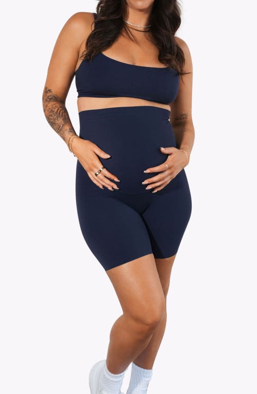 Vitality Cloud Ii Maternity Rider Short In Blue