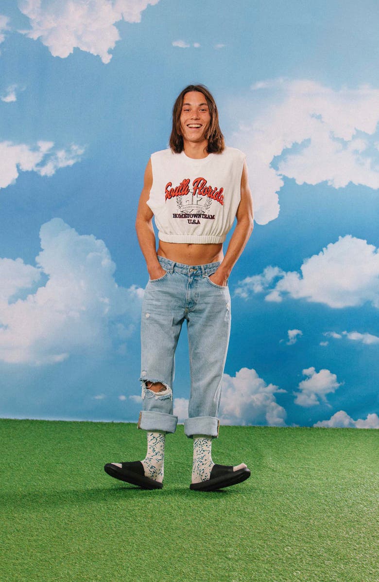 doiy Blue Cheese 3D Crew Socks, Alternate, color, Blue Cheese