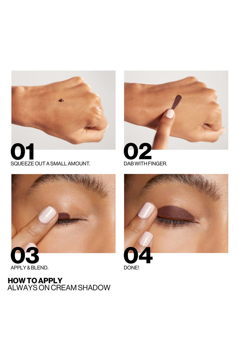Always On Cream Eyeshadow, Alternate, color, METAL CHARCOAL