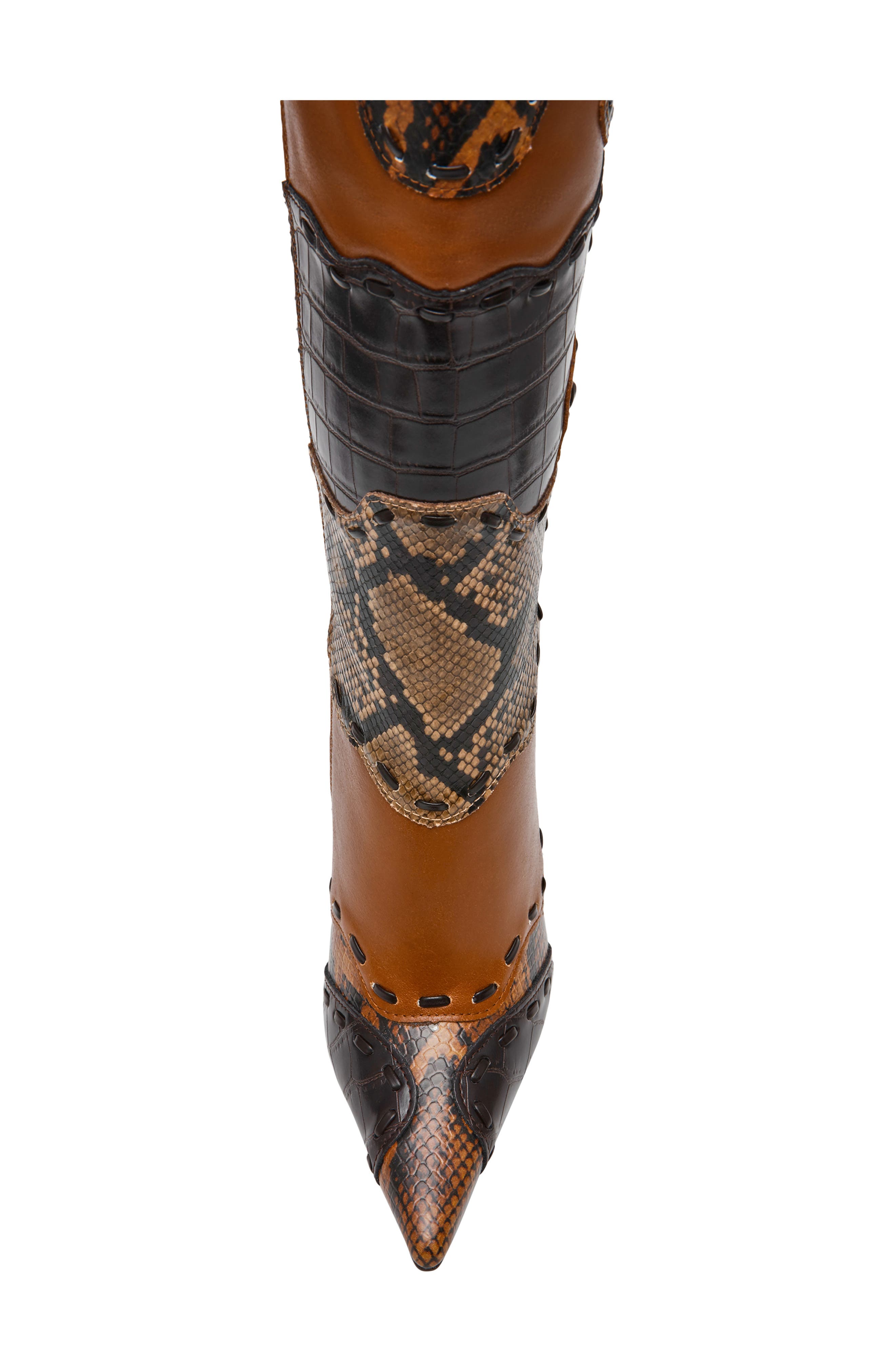 Revive Knee High Boot, Alternate, color, COGNAC MULTI