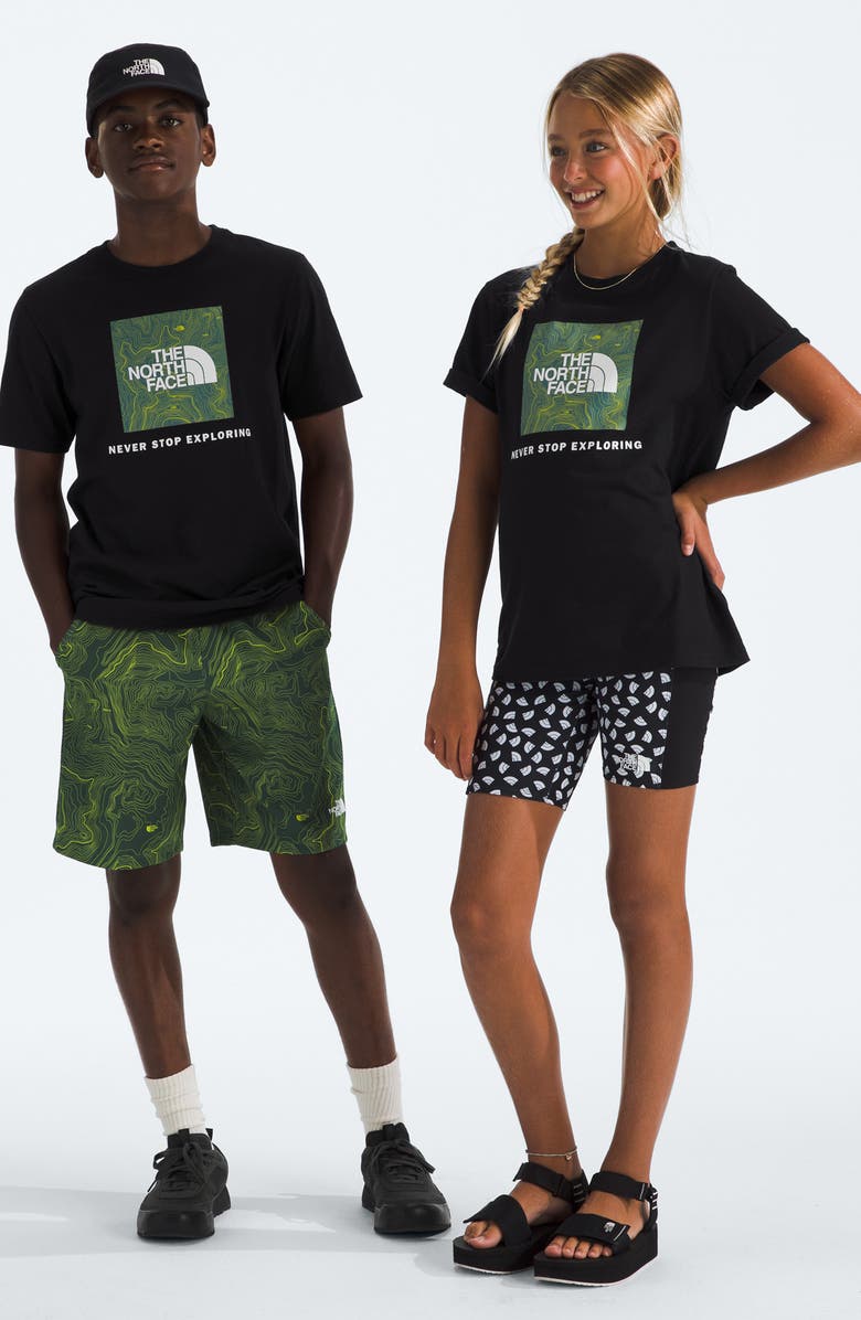 The North Face Kids' Never Stop Exploring Cotton Graphic T-Shirt, Alternate, color, 