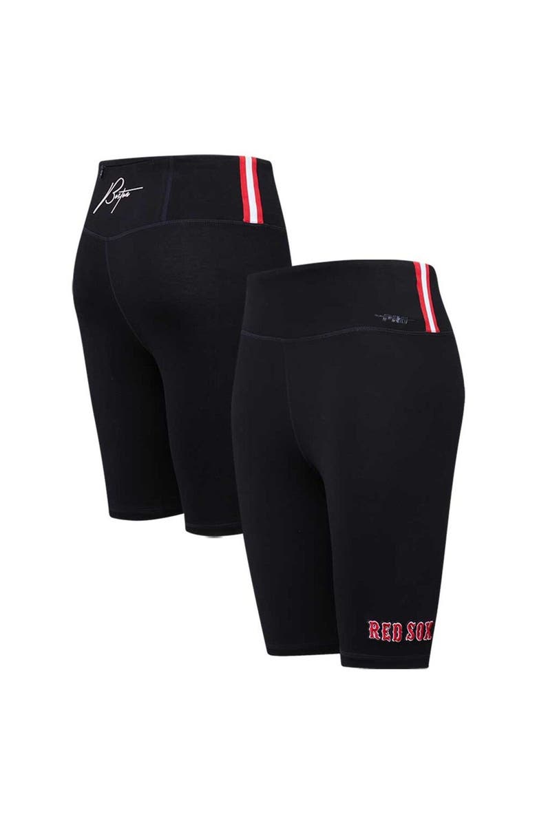 PRO STANDARD Women's Pro Standard Black Boston Red Sox City Scape Bike Shorts, Main, color, Black
