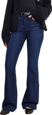 Good American Good Legs High Waist Flare Jeans